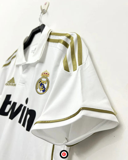 Real Madrid 11/12 Retro Home Kit - Premium  from CatenaccioDesigns - Just €60.99! Shop now at CatenaccioDesigns