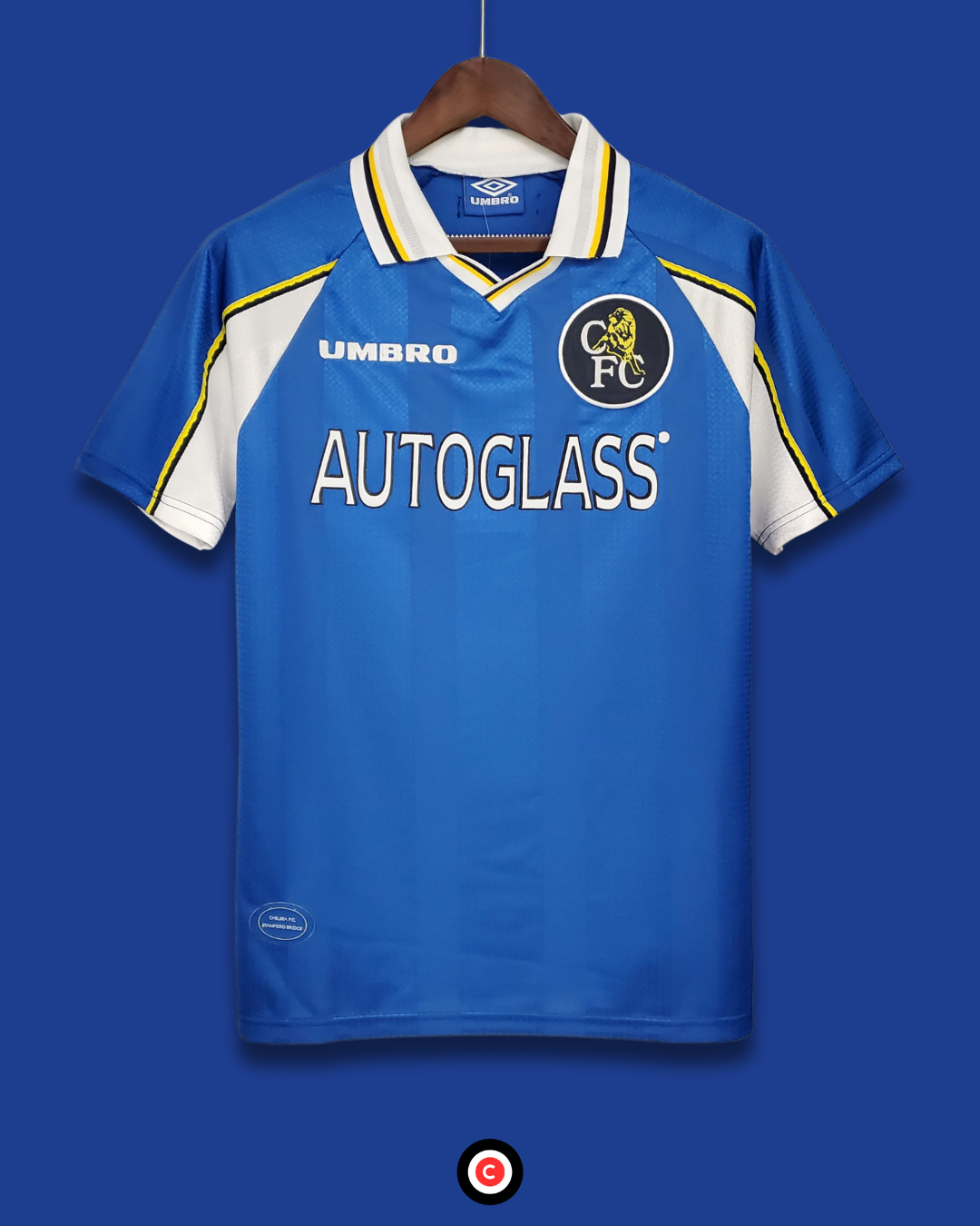 Chelsea 98/99 Retro Home Kit - Premium  from CatenaccioDesigns - Just €60.99! Shop now at CatenaccioDesigns