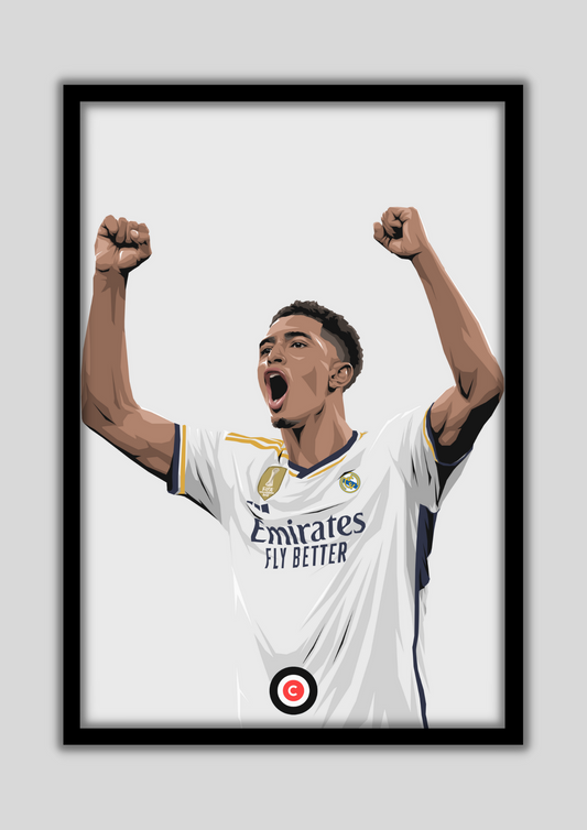 Jude Bellingham Celebration- Real Madrid - Premium  from CatenaccioDesigns - Just €8.70! Shop now at CatenaccioDesigns