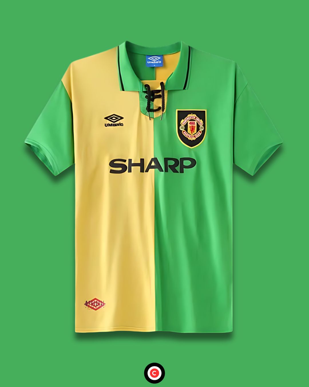 Manchester United 1992-1994 Retro Away Kit - Premium  from CatenaccioDesigns - Just €60.99! Shop now at CatenaccioDesigns