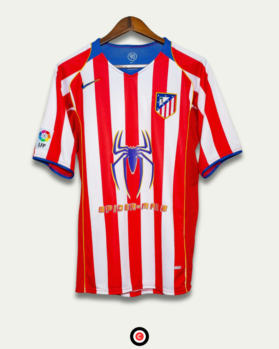 Atletico Madrid 04/05 Home Kit - Premium  from CATENACCIO - Just €51.84! Shop now at CatenaccioDesigns