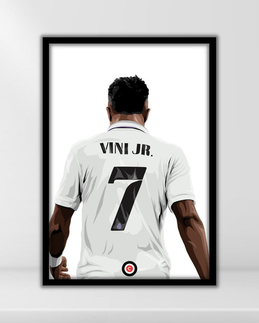 Vini Jr. "Number 7"- Real Madrid - Premium  from CatenaccioDesigns - Just €14.50! Shop now at CatenaccioDesigns