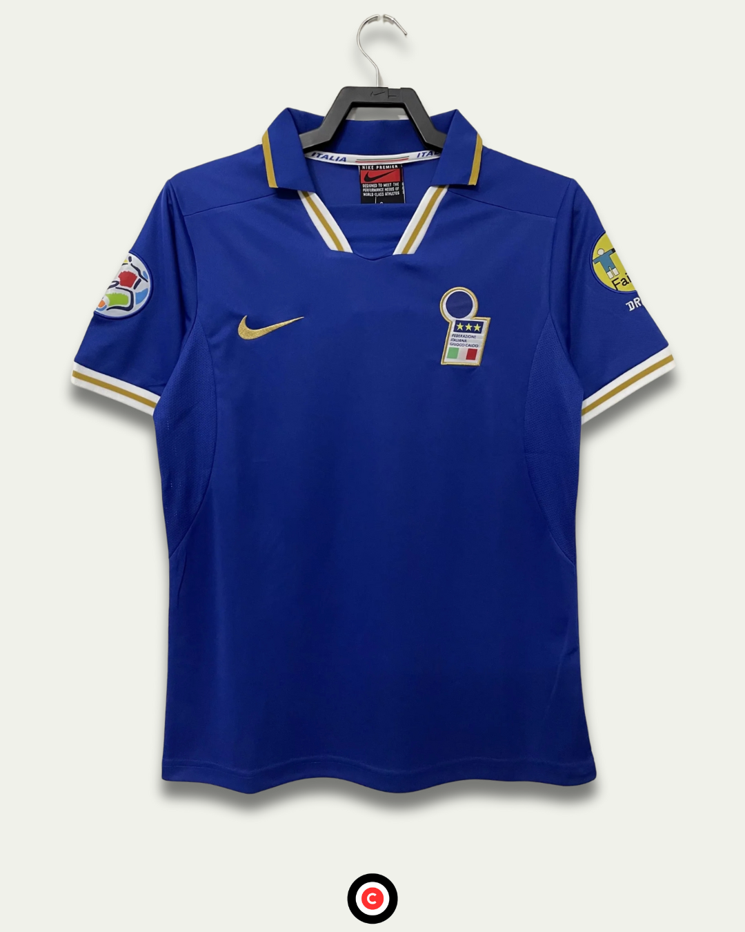 Italy 1996 Euro Home Kit - Premium  from CatenaccioDesigns - Just €51.84! Shop now at CatenaccioDesigns