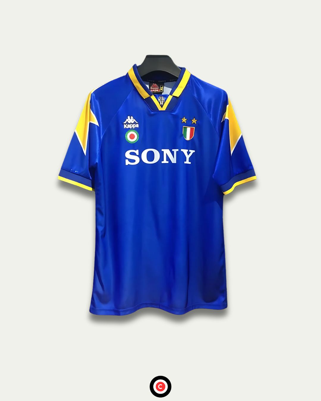 Juventus 95/96 Away Retro Kit - Premium  from CatenaccioDesigns - Just €51.84! Shop now at CatenaccioDesigns