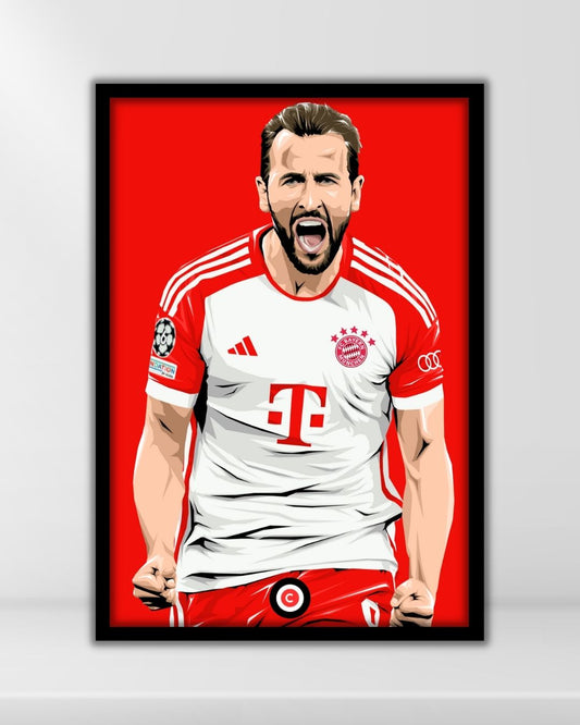 Harry Kane Celebration- Bayern Munchen - Premium  from CatenaccioDesigns - Just €14.50! Shop now at CatenaccioDesigns