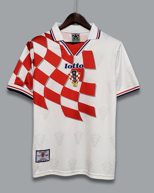 Croatia 1998 World Cup Kit (Home Kit) - Premium  from CatenaccioDesigns - Just €60.99! Shop now at CatenaccioDesigns