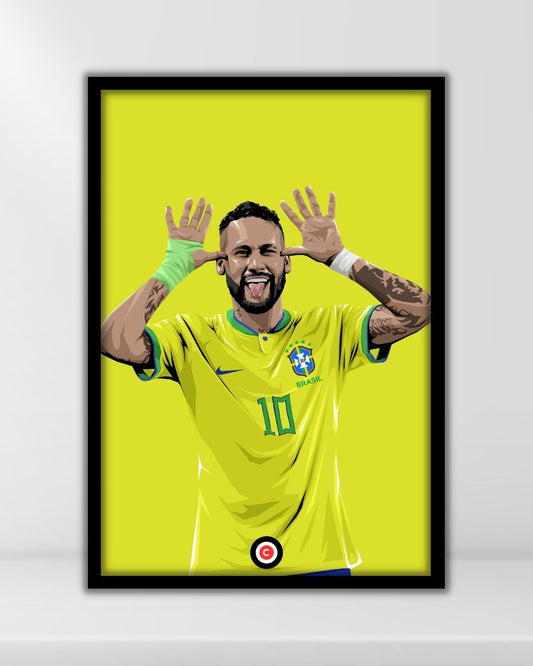 Neymar Record breaking celebration- Brasil - Premium  from CatenaccioDesigns - Just €14.50! Shop now at CatenaccioDesigns