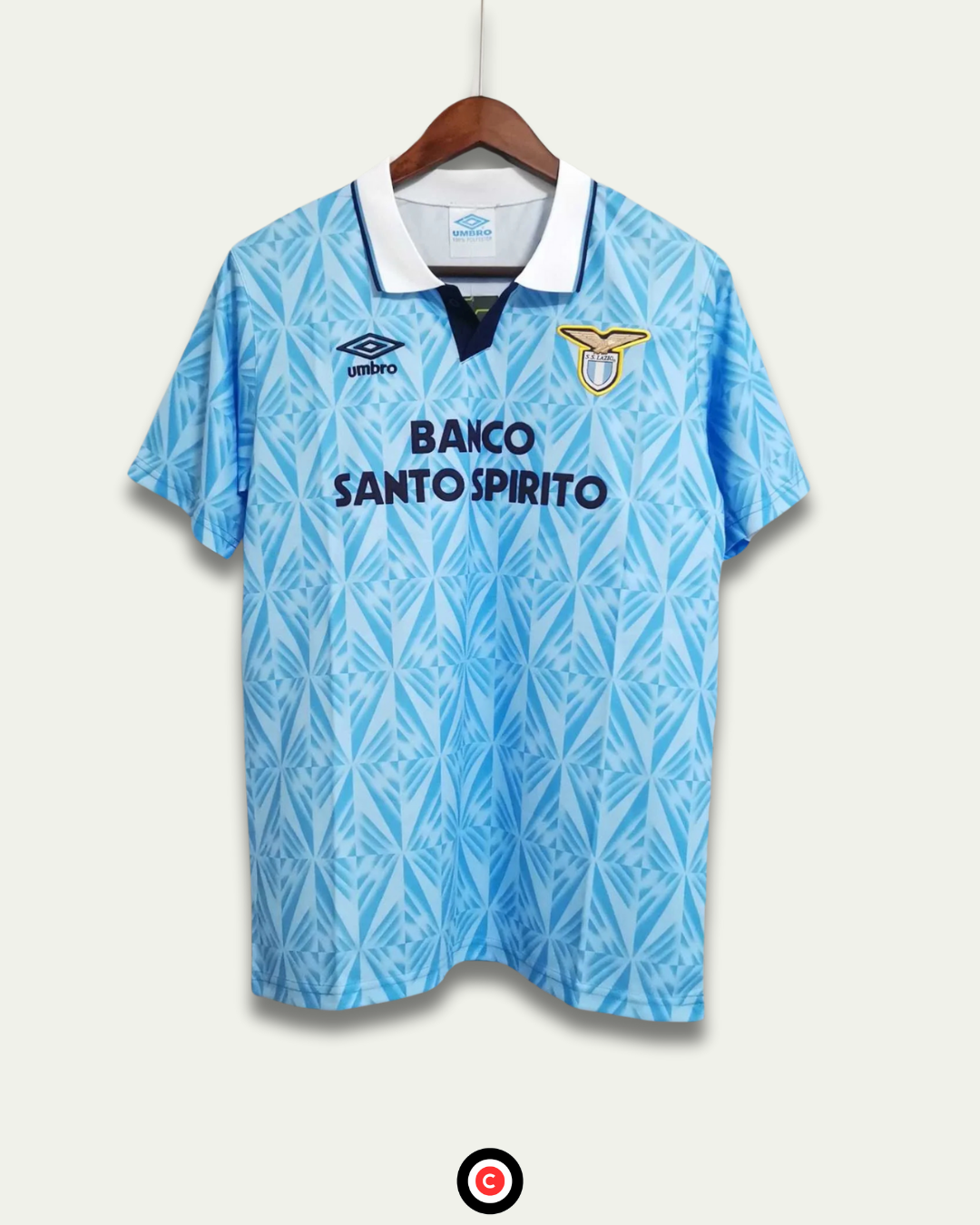 SS Lazio 92/93 Home Kit - Premium  from CatenaccioDesigns - Just €51.84! Shop now at CatenaccioDesigns