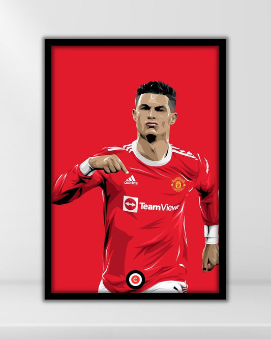 Cristiano Ronaldo "I am here" Celebration- Manchester United - Premium  from CatenaccioDesigns - Just €14.50! Shop now at CatenaccioDesigns