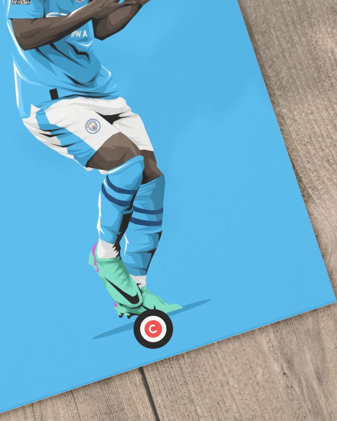 Jeremy Doku Celebration- Manchester City - Premium  from CatenaccioDesigns - Just €14.50! Shop now at CatenaccioDesigns