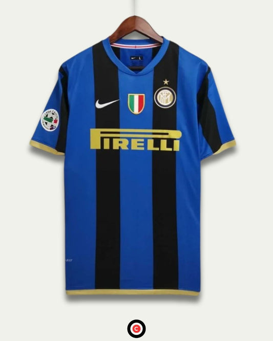 Inter Milan 2008/2009 (Home Kit) - Premium  from CatenaccioDesigns - Just €39.64! Shop now at CatenaccioDesigns