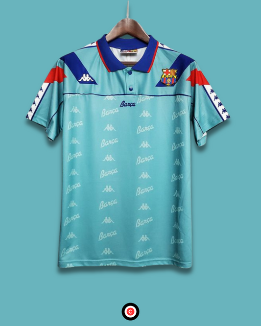 FC Barcelona 96/97 (Away Kit) - Premium  from CatenaccioDesigns - Just €60.99! Shop now at CatenaccioDesigns