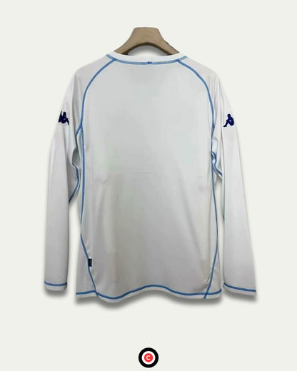 Auxerre 03/04 away kit (long sleeve) - Premium  from CATENACCIO - Just €51.84! Shop now at CatenaccioDesigns