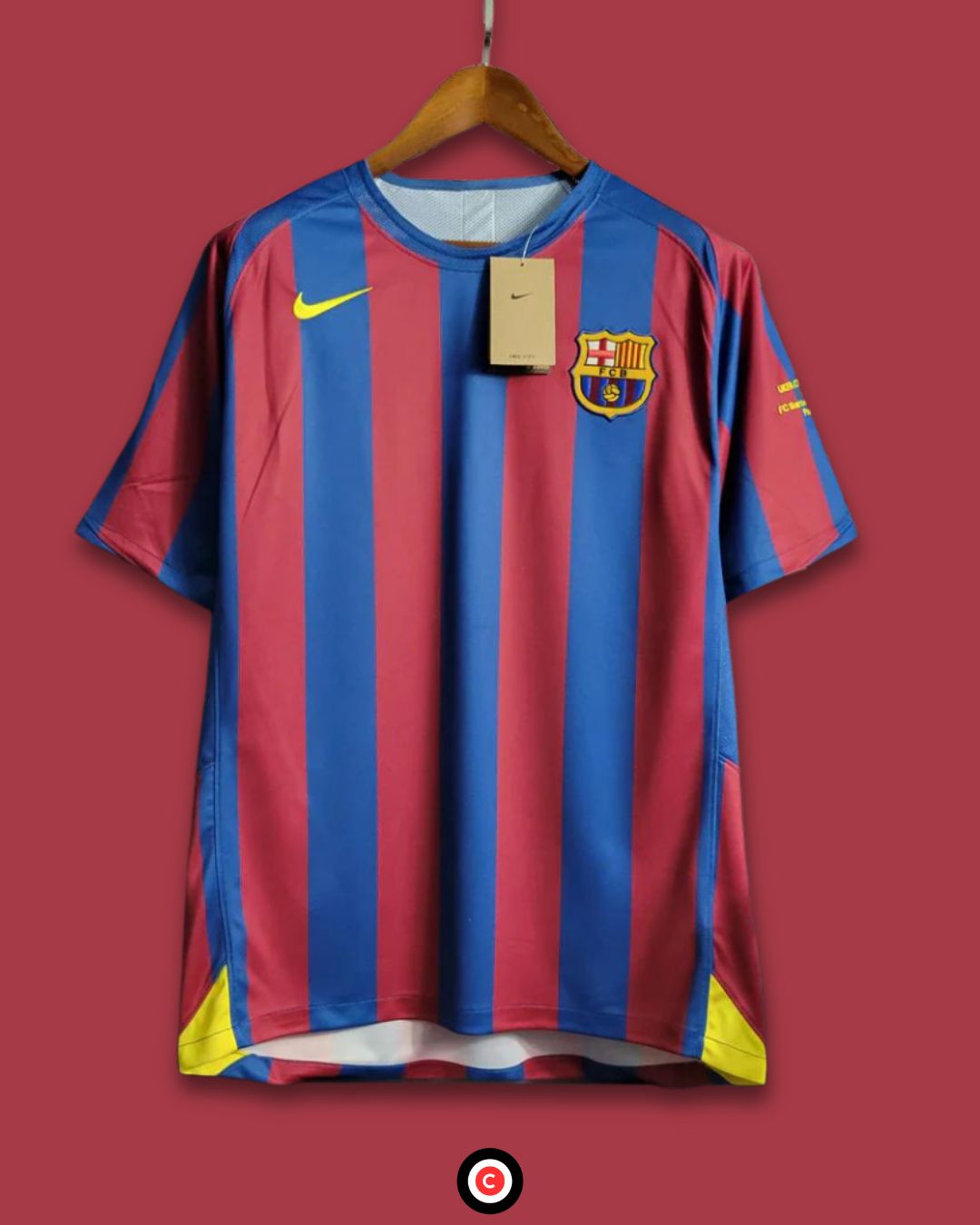 FC Barcelona 05/06 (Home Kit) - Premium  from CatenaccioDesigns - Just €60.99! Shop now at CatenaccioDesigns