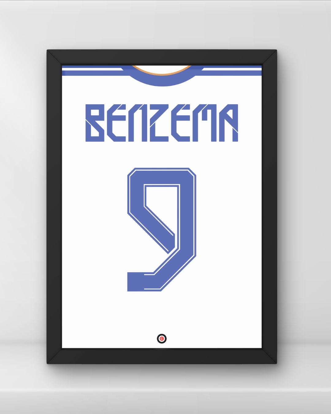 Karim Benzema Real Madrid 21/22 Kit Poster - Premium Sports collectibles from CatenaccioDesigns - Just €12.32! Shop now at CatenaccioDesigns