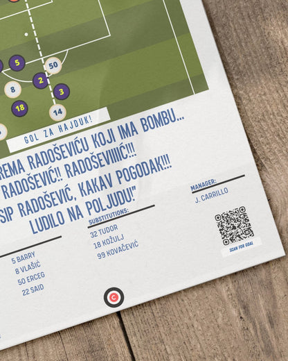 Josip Radošević Goal vs Everton - UEFA Europa League Qualifications - Hajduk Split - Premium  from CATENACCIO - Just €14.50! Shop now at CatenaccioDesigns