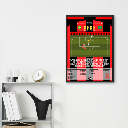 KAKÁ solo goal vs Manchester United- UEFA Champions League semifinal- AC Milan - Premium  from CatenaccioDesigns - Just €14.50! Shop now at CatenaccioDesigns