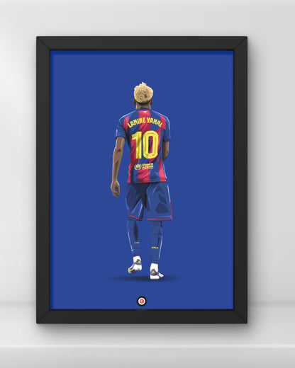 Lamine Yamal | The Golden Boy | Minimalist Art Print