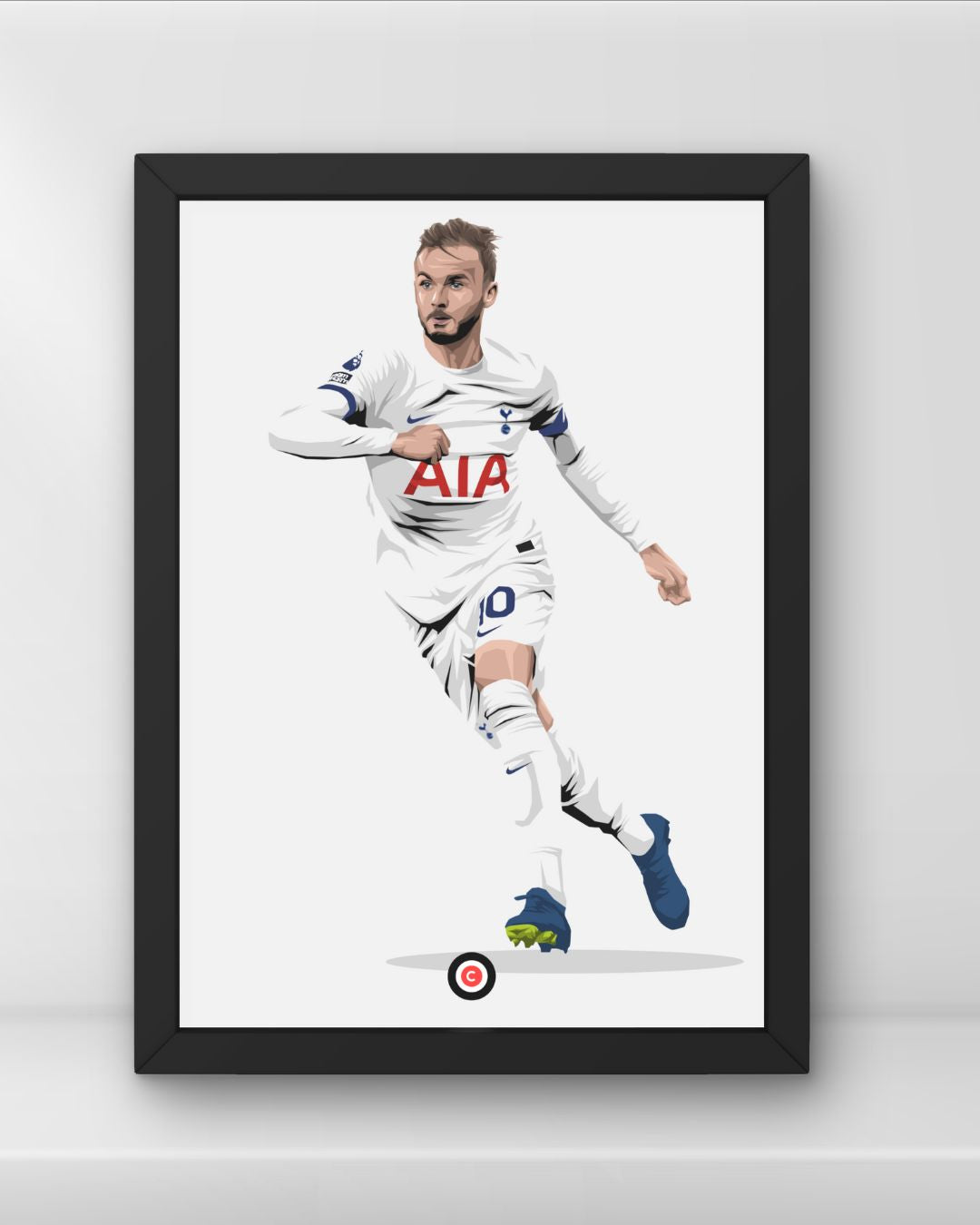 James Maddison playing for Tottenham - Premium Sports collectibles from CatenaccioDesigns - Just €8.70! Shop now at CatenaccioDesigns