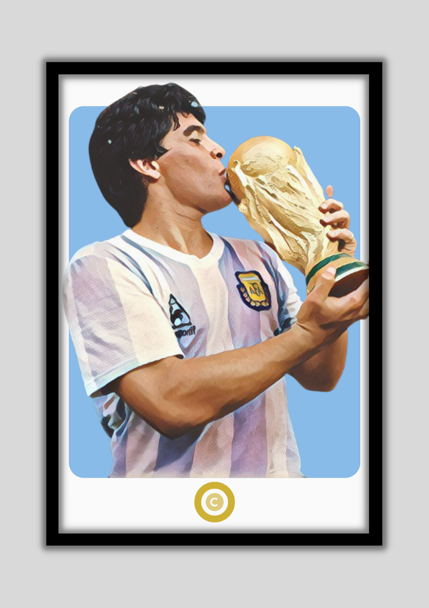 Diego Maradona Print- D10S - Premium  from CatenaccioDesigns - Just €14.50! Shop now at CatenaccioDesigns