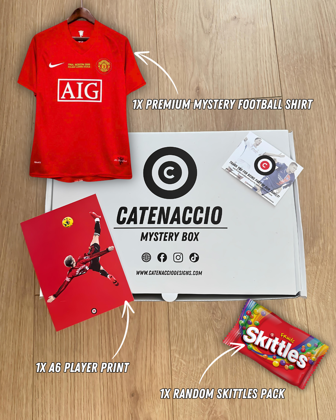 Premium Retro Mystery Shirt Box - Premium Sports collectibles from CatenaccioDesigns - Just €55.99! Shop now at CatenaccioDesigns