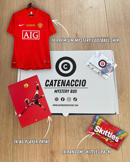 Premium Retro Mystery Shirt Box - Premium Sports collectibles from CatenaccioDesigns - Just €55.99! Shop now at CatenaccioDesigns