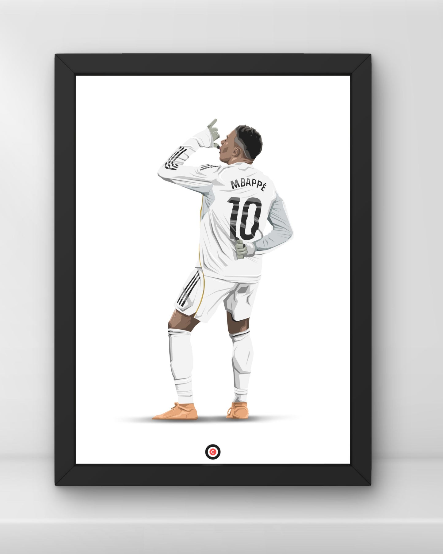 Kylian Mbappé | The New Era | Minimalist Art Print - Real Madrid