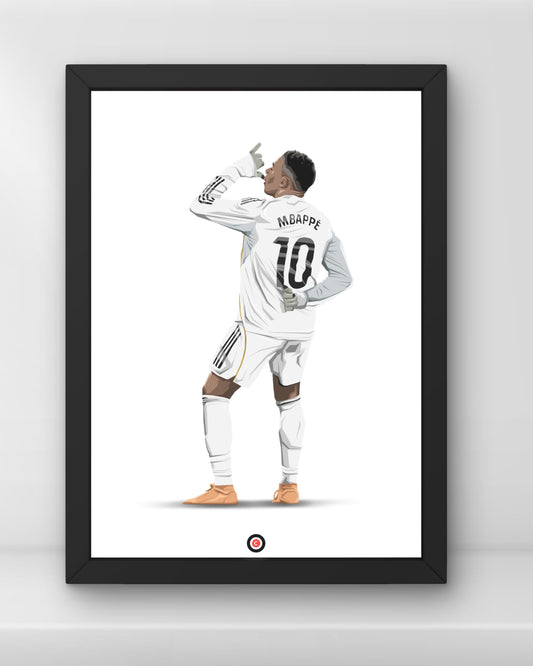 Kylian Mbappé | The New Era | Minimalist Art Print - Real Madrid
