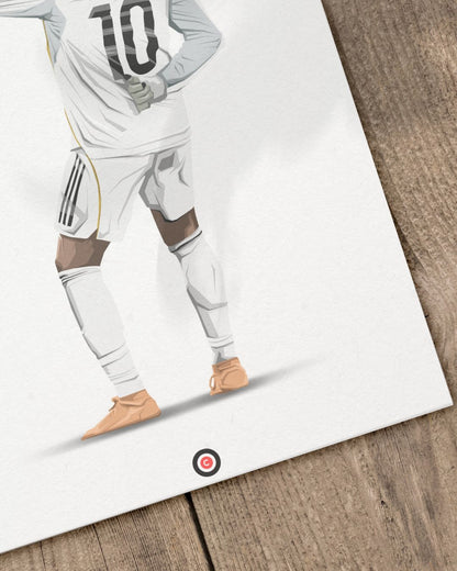 Kylian Mbappé | The New Era | Minimalist Art Print - Real Madrid