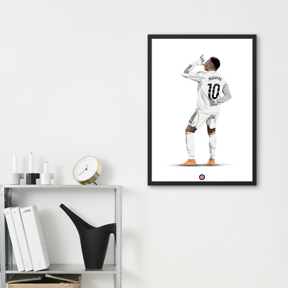 Kylian Mbappé | The New Era | Minimalist Art Print - Real Madrid