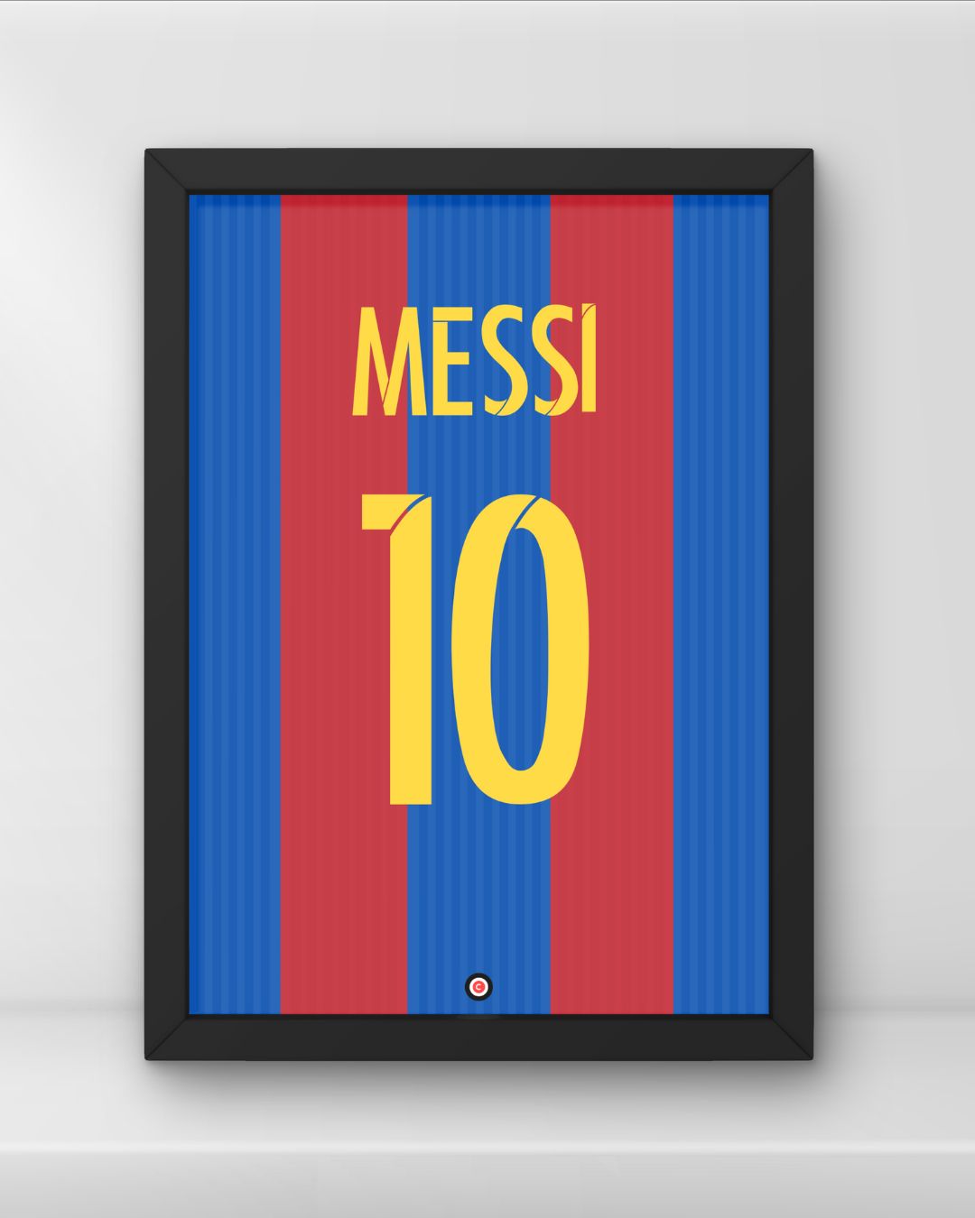 Leo Messi Barcelona Kit Poster - Premium Sports collectibles from CatenaccioDesigns - Just €12.32! Shop now at CatenaccioDesigns