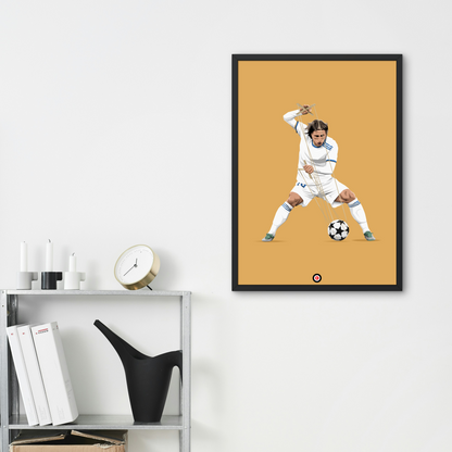 Luka Modrić | The Puppet Master | Minimalist Art Print - Real Madrid