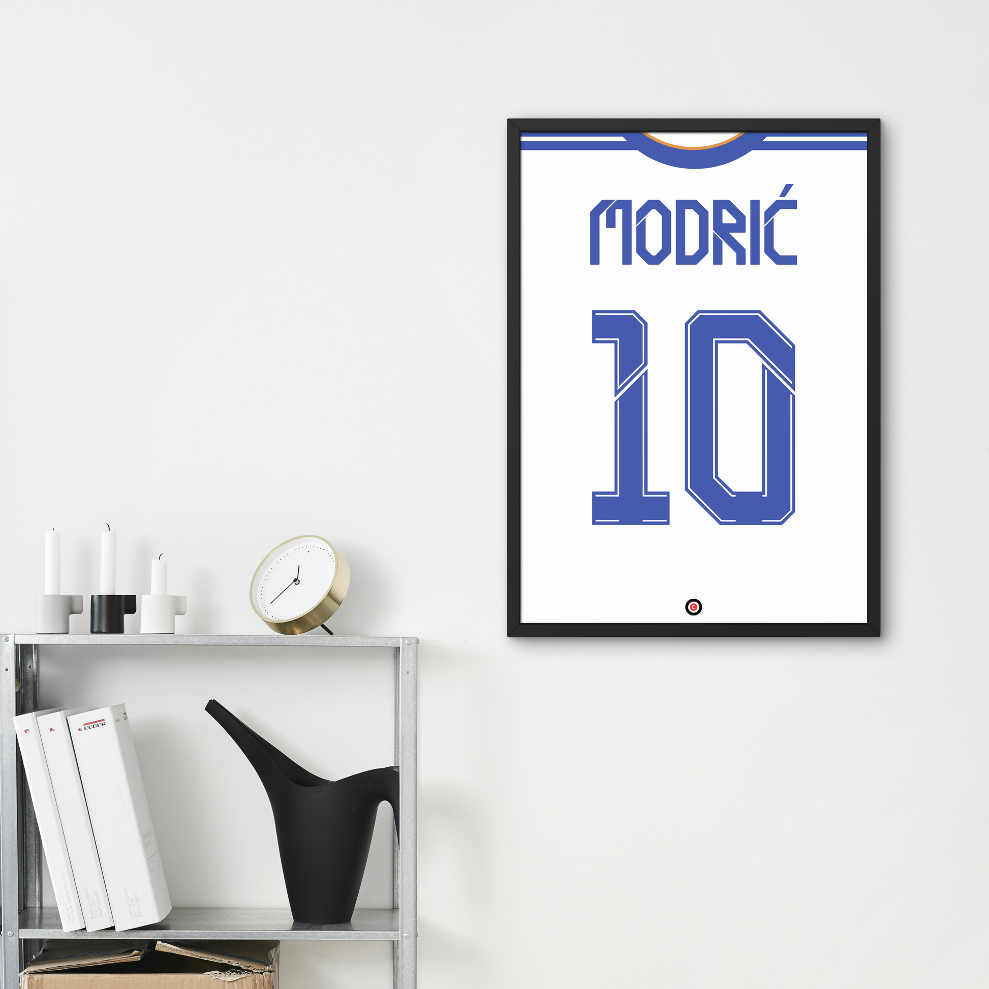 Luka Modrić Real Madrid 21/22 Kit Poster - Premium Sports collectibles from CatenaccioDesigns - Just €12.32! Shop now at CatenaccioDesigns