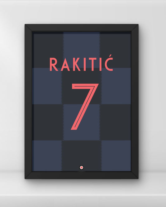 Ivan Rakitić Croatia WC 2018 Kit Poster - Premium Sports collectibles from CatenaccioDesigns - Just €12.32! Shop now at CatenaccioDesigns