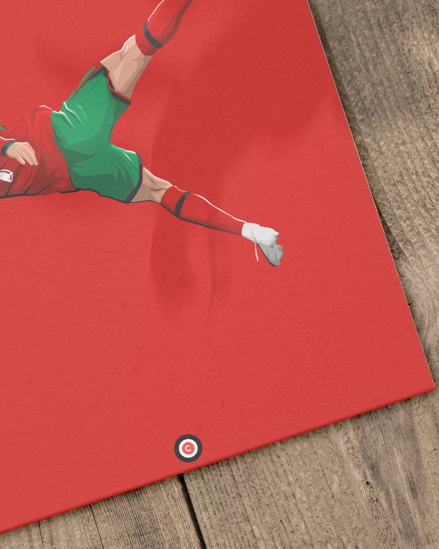 Cristiano Ronaldo | The Gravity Defier | Minimalist Art Print - Portugal