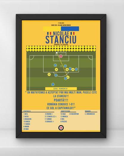 Stanciu goal vs Ukraine- Euro 2024 Group Stage- Romania - Premium  from CatenaccioDesigns - Just €14.50! Shop now at CatenaccioDesigns