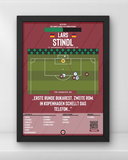 Lars Stindl vs Kobenhavn- Europa League 11/12- Hannover 96 - Premium Sports collectibles from CatenaccioDesigns - Just €14.50! Shop now at CatenaccioDesigns