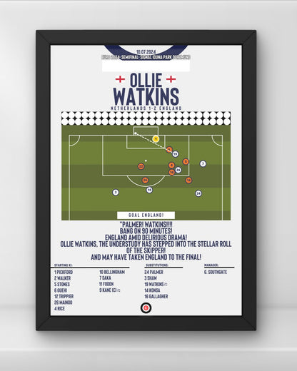 Watkins winner goal vs The Netherlands- Euro 2024 Semifinal- England - Premium  from CatenaccioDesigns - Just €14.50! Shop now at CatenaccioDesigns