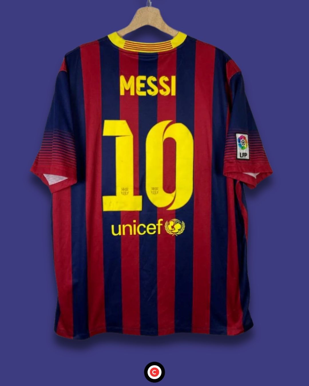 FC Barcelona 13/14 (Home Kit) - Premium  from CatenaccioDesigns - Just €60.99! Shop now at CatenaccioDesigns