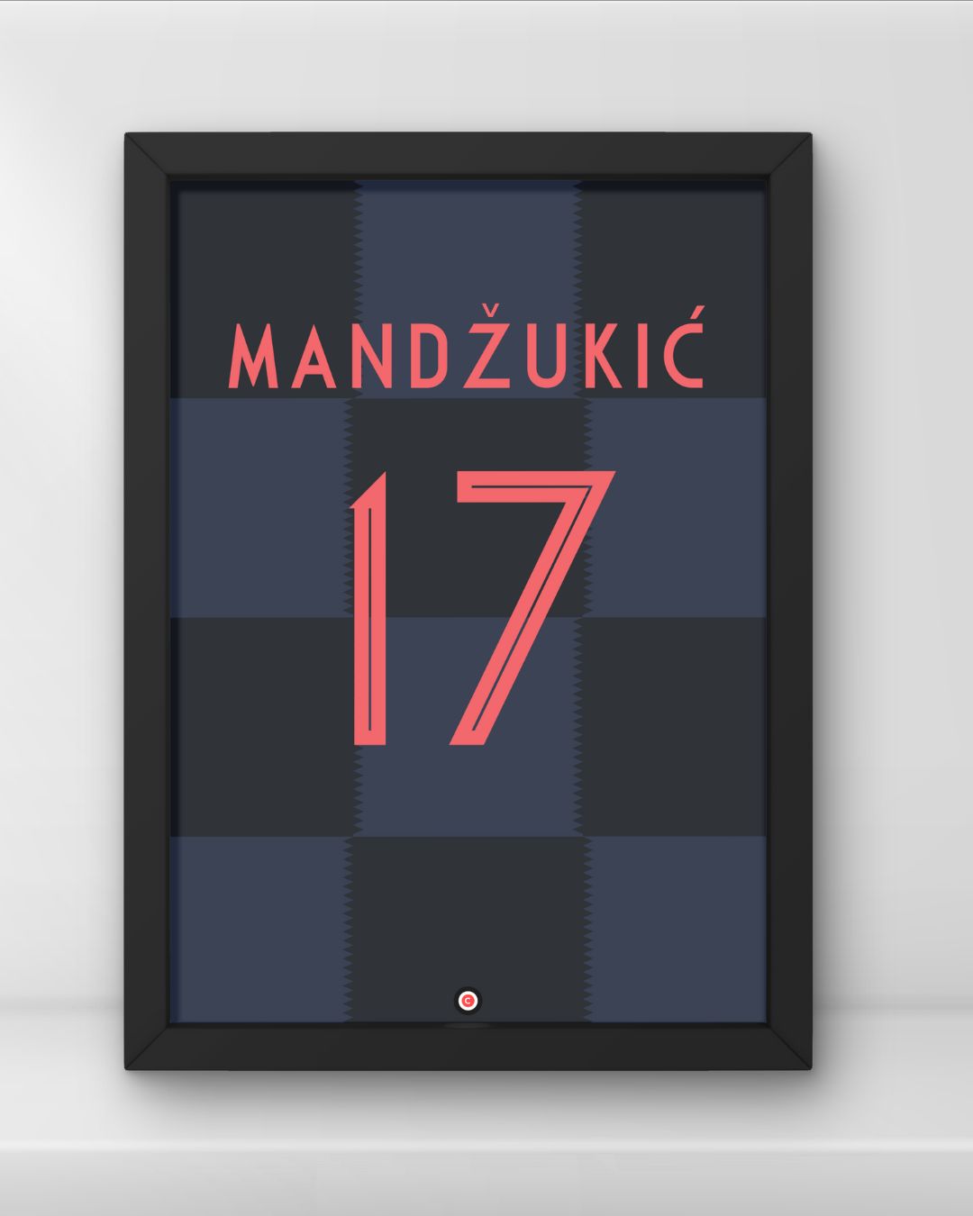 Mario Mandžukić Croatia WC 2018 Kit Poster - Premium Sports collectibles from CatenaccioDesigns - Just €12.32! Shop now at CatenaccioDesigns