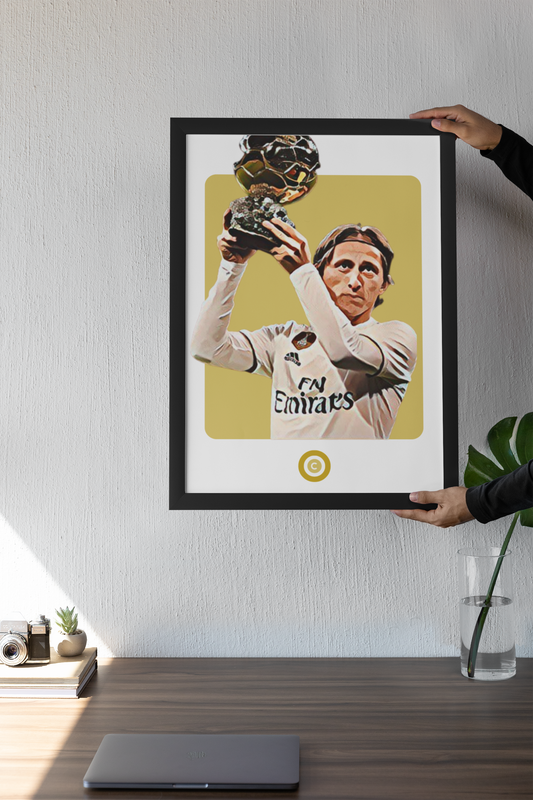 Luka Modrić- Ballon d' or- Real Madrid - Premium  from CATENACCIO - Just €14.50! Shop now at CatenaccioDesigns