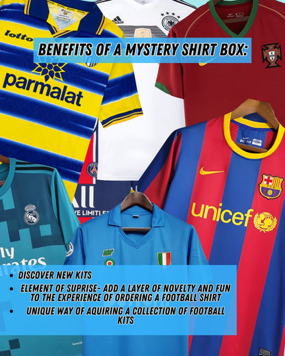 Premium Retro Mystery Shirt Box - Premium Sports collectibles from CatenaccioDesigns - Just €55.99! Shop now at CatenaccioDesigns