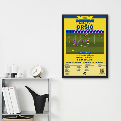 Mislav Oršić Goal vs West Ham - UEFA Europa League Group Stage - Dinamo Zagreb - Premium  from CATENACCIO - Just €14.50! Shop now at CatenaccioDesigns