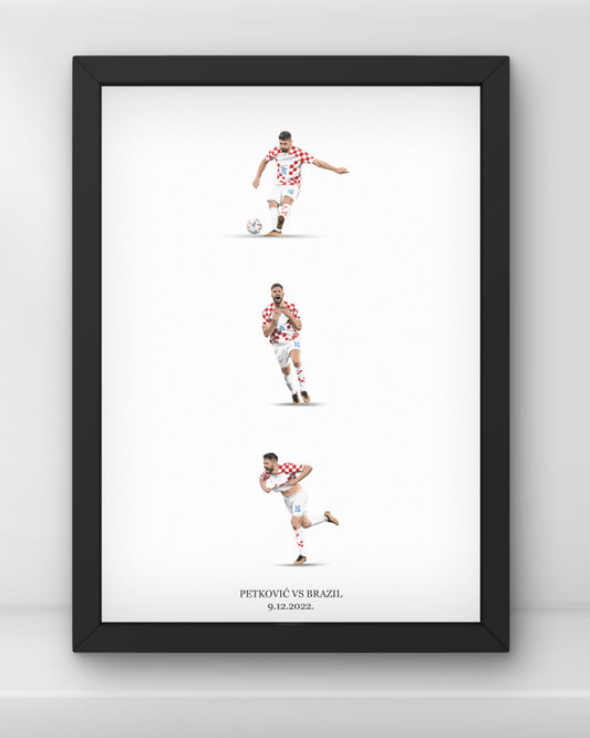 Moments of Petković's Goal vs Brasil - FIFA World Cup 2022 - Croatia