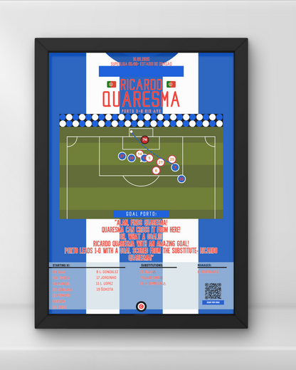 Quaresma legendary Trivela goal vs Rio Ave- Superliga 05/06- Porto - Premium  from CatenaccioDesigns - Just €8.70! Shop now at CatenaccioDesigns