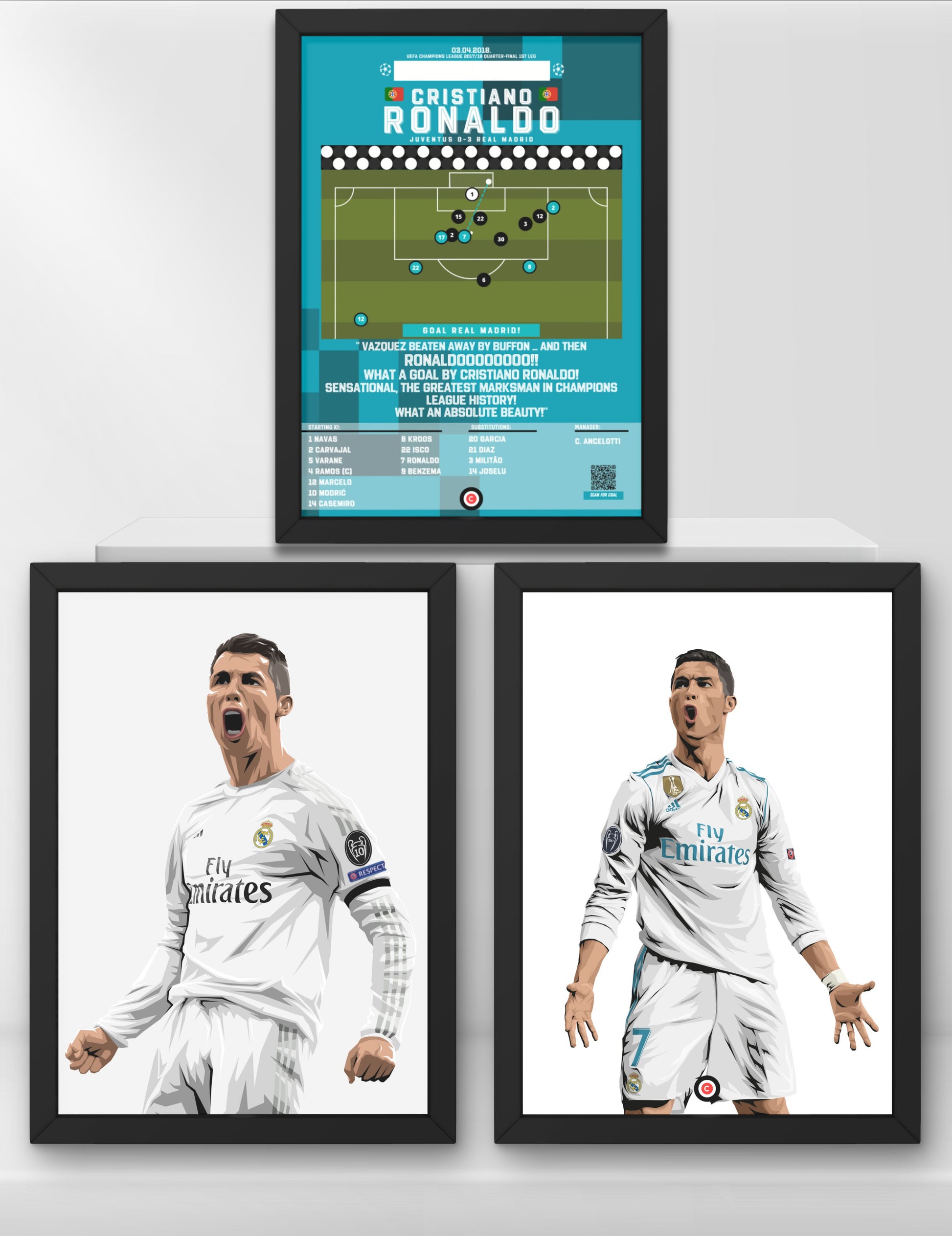 Cristiano Ronaldo Bundle- Real Madrid - Premium  from CatenaccioDesigns - Just €25! Shop now at CatenaccioDesigns
